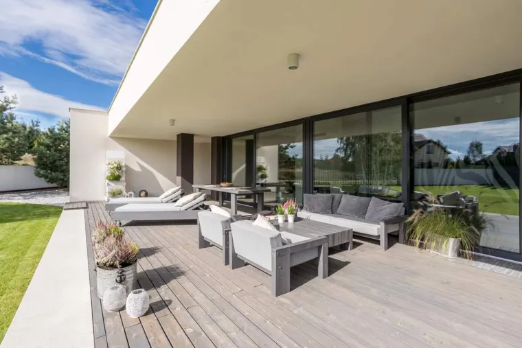 Terrasse sur plot en bois, Saint-Floris, EURL Duquesne